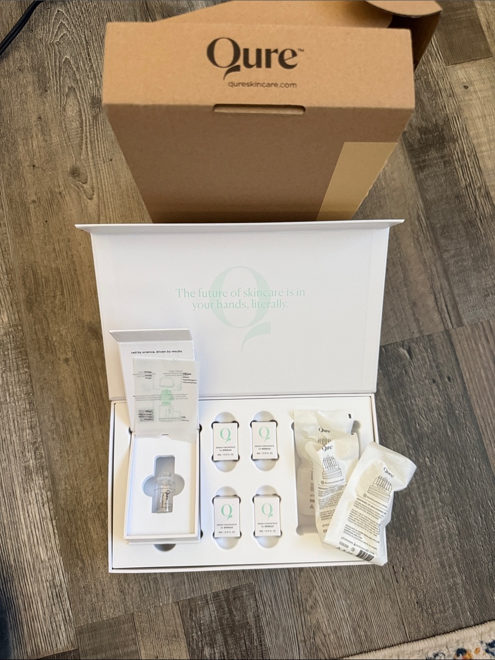 Qure- Micro-Infusion Skincare Kit for wrinkles